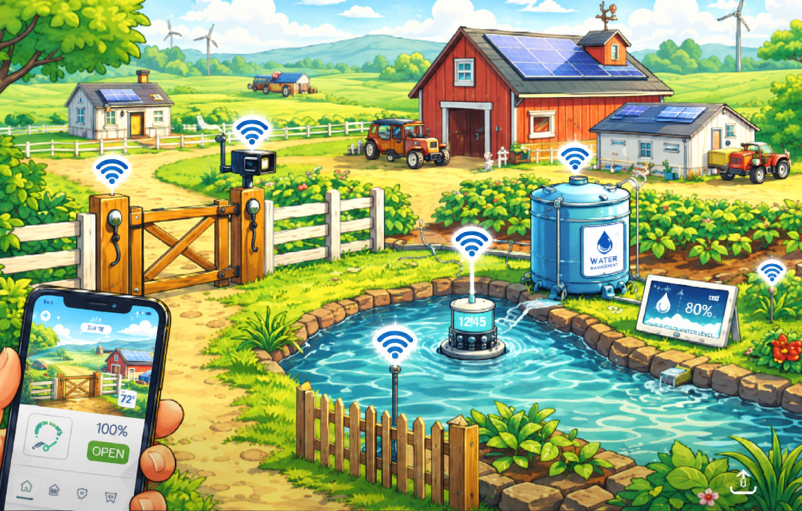 BetterLiving monitoring system on a rural property